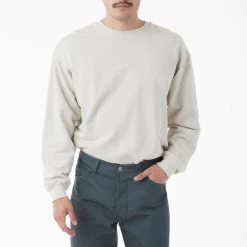 Los Angeles Apparel Men's MWT07GD - Long Sleeve Garment Dye French Terry Pullover