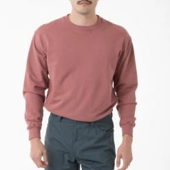 Los Angeles Apparel Men's MWT07GD - Long Sleeve Garment Dye French Terry Pullover