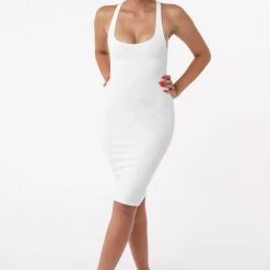 Los Angeles Apparel 3386GD - Heavy 2x1 Rib Racerback Dress Women's 14 Los Angeles Apparel 3386GD - Heavy 2x1 Rib Racerback Dress Women's