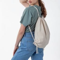 Los Angeles Apparel BD09 - Bull Denim Drawstring Backpack
