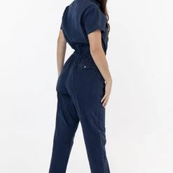 Los Angeles Apparel Women's RJC3201GD - Short Sleeve Utility Jumpsuit 12 Los Angeles Apparel Women's RJC3201GD - Short Sleeve Utility Jumpsuit