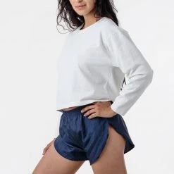 Los Angeles Apparel RNF304 - Nylon Taffeta Shorts
