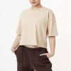 Los Angeles Apparel Women's 1820GD - Oversized Crop Tee