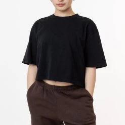 Los Angeles Apparel Women's 1820GD - Oversized Crop Tee
