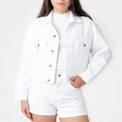 Los Angeles Apparel RBDW03GD - Garment Dye Cropped Bull Denim Jacket 15 Los Angeles Apparel RBDW03GD - Garment Dye Cropped Bull Denim Jacket