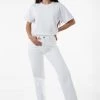 Los Angeles Apparel RBDW01GD - Garment Dye Women's Relaxed Fit Bull Denim Jean