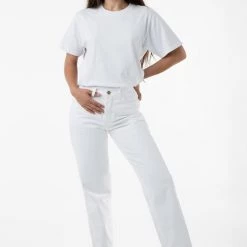 Los Angeles Apparel RBDW01GD - Garment Dye Women's Relaxed Fit Bull Denim Jean