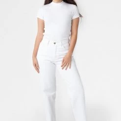 Los Angeles Apparel RBDW01GD - Garment Dye Women's Relaxed Fit Bull Denim Jean