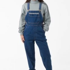 Los Angeles Apparel Women's RDNU07 Mix - Unisex 14 Oz. Denim Overall