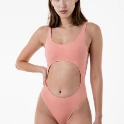 Los Angeles Apparel B106CF - Cutout Bodysuit Women's