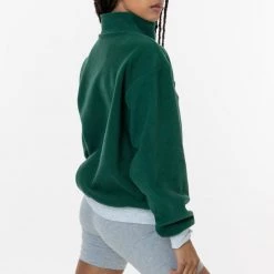 Los Angeles Apparel PF408 Mix - Polar Fleece Half Zip Pullover Men's 19 Los Angeles Apparel PF408 Mix - Polar Fleece Half Zip Pullover Men's