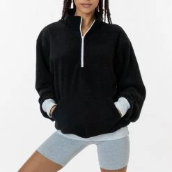 Los Angeles Apparel PF408 - Polar Fleece Half Zip Pullover