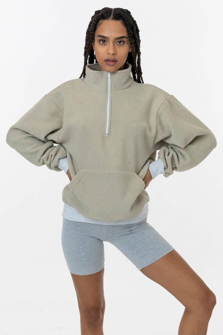 Los Angeles Apparel PF408 - Polar Fleece Half Zip Pullover 14 Los Angeles Apparel PF408 - Polar Fleece Half Zip Pullover