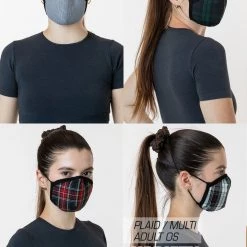 Los Angeles Apparel Women's FACEMASK4 - 4-Pack Cotton Mask 11 Los Angeles Apparel Women's FACEMASK4 - 4-Pack Cotton Mask