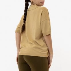 Los Angeles Apparel RFK371 - Viscose Nylon Oversized Knit Polo