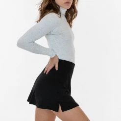 Los Angeles Apparel PON481 - Ponte A-Line Skort Women's 25 Los Angeles Apparel PON481 - Ponte A-Line Skort Women's