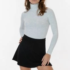 Los Angeles Apparel PON481 - Ponte A-Line Skort Women's 26 Los Angeles Apparel PON481 - Ponte A-Line Skort Women's