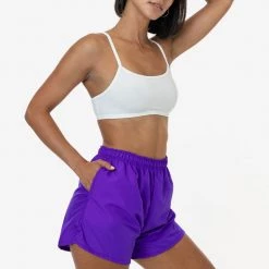 Los Angeles Apparel RNF314 - Women's Nylon Track Shorts 17 Los Angeles Apparel RNF314 - Women's Nylon Track Shorts