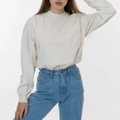 Los Angeles Apparel 1210GD Unisex - 8.5 Oz. Heavy Jersey Boxy Work Shirt Women's