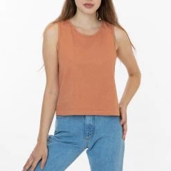 Los Angeles Apparel Women's 1833GD - Garment Dye Mid-Tank