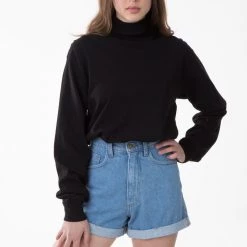 Los Angeles Apparel 1811GD Unisex - Long Sleeve Garment Dye Turtleneck Women's 28 Los Angeles Apparel 1811GD Unisex - Long Sleeve Garment Dye Turtleneck Women's