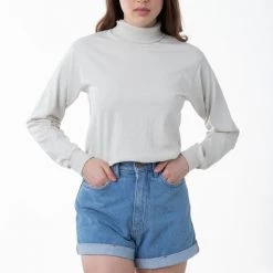 Los Angeles Apparel 1811GD Unisex - Long Sleeve Garment Dye Turtleneck Women's 26 Los Angeles Apparel 1811GD Unisex - Long Sleeve Garment Dye Turtleneck Women's