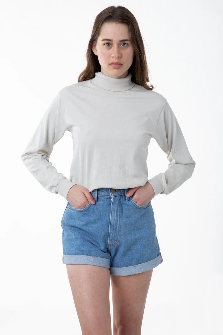 Los Angeles Apparel 1811GD Unisex - Long Sleeve Garment Dye Turtleneck Women's 13 Los Angeles Apparel 1811GD Unisex - Long Sleeve Garment Dye Turtleneck Women's