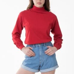 Los Angeles Apparel 1811GD Unisex - Long Sleeve Garment Dye Turtleneck Women's 19 Los Angeles Apparel 1811GD Unisex - Long Sleeve Garment Dye Turtleneck Women's