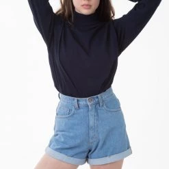 Los Angeles Apparel 1811GD Unisex - Long Sleeve Garment Dye Turtleneck Women's 22 Los Angeles Apparel 1811GD Unisex - Long Sleeve Garment Dye Turtleneck Women's