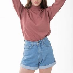 Los Angeles Apparel 1811GD Mix - Long Sleeve Garment Dye Turtleneck 27 Los Angeles Apparel 1811GD Mix - Long Sleeve Garment Dye Turtleneck