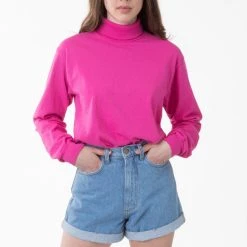Los Angeles Apparel 1811GD Unisex - Long Sleeve Garment Dye Turtleneck Women's 23 Los Angeles Apparel 1811GD Unisex - Long Sleeve Garment Dye Turtleneck Women's