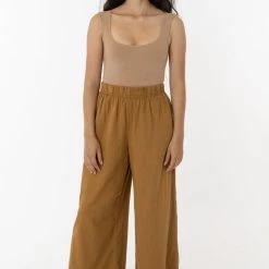 Los Angeles Apparel RCT308 - Cotton Twill Wide Pants Women's