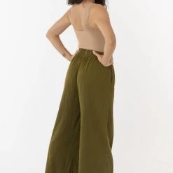 Los Angeles Apparel RCT308 - Cotton Twill Wide Pants Women's