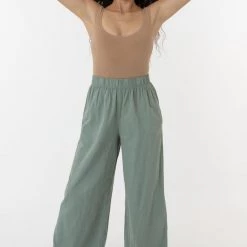 Los Angeles Apparel RCT308 - Cotton Twill Wide Pants Women's