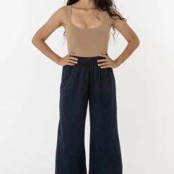 Los Angeles Apparel RCT308 - Cotton Twill Wide Pants Women's
