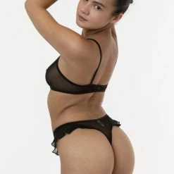 Los Angeles Apparel RNS25 - Micro Mesh Ruffle Thong Panty 10 Los Angeles Apparel RNS25 - Micro Mesh Ruffle Thong Panty