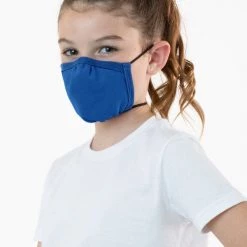 Los Angeles Apparel Women's KIDSMASK3 - Kids 3-Pack Cotton Mask