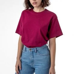 Los Angeles Apparel Unisex 1801GD Mix - 6.5oz Garment Dye Crew Neck T-Shirt