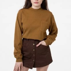 Los Angeles Apparel 1210GD Unisex - 8.5 Oz. Heavy Jersey Boxy Work Shirt Women's