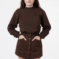 Los Angeles Apparel 1210GD Mix - 8.5 Oz. Heavy Jersey Boxy Work Shirt Women's