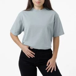 Los Angeles Apparel Women's 1801GD Unisex - 6.5oz Garment Dye Crew Neck T-Shirt (New & Now)