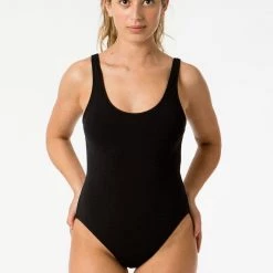 Los Angeles Apparel Women's B111CF - Tank Scoop Back Bodysuit