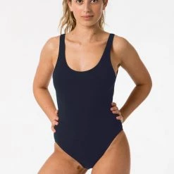 Los Angeles Apparel Women's B111CF - Tank Scoop Back Bodysuit