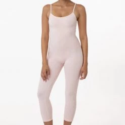 Los Angeles Apparel 83026GD - Garment Dye Cropped Spaghetti Unitard Women's