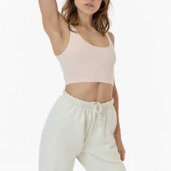 Los Angeles Apparel 8383GD - Garment Dye Cotton Spandex Crop Tank