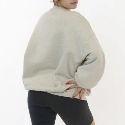 Los Angeles Apparel Women's SF1047 Mix - 10oz. Fleece Wide Crewneck Sweatshirt