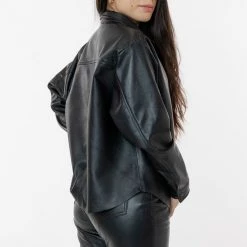 Los Angeles Apparel RLH3027 - Leather Button Up