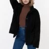 Los Angeles Apparel SHRW10 - Women's Sherpa Coat 1 Los Angeles Apparel SHRW10 - Women's Sherpa Coat