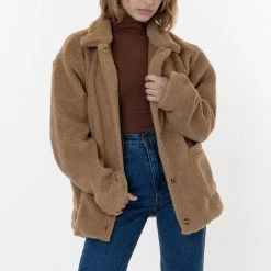 Los Angeles Apparel SHRW10 - Women's Sherpa Coat 12 Los Angeles Apparel SHRW10 - Women's Sherpa Coat
