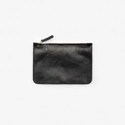 Los Angeles Apparel RLH3411 - Small Leather Zip Pouch